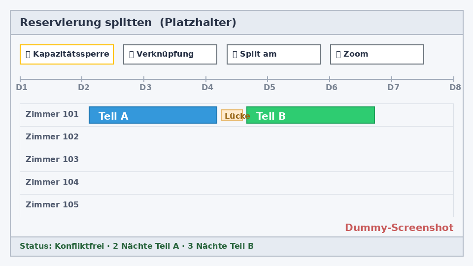 Split-Dialog
